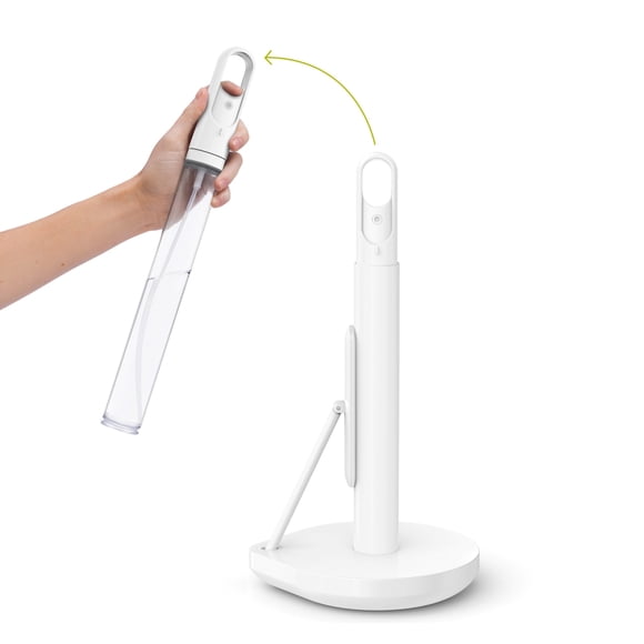 Soporte para toallas de papel simplehuman con spray 177 ml blanco