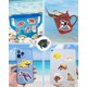 thumbnail image 4 of Pegatinas ViKiVi 100 uds Tema Submarino de Animales Marinos, 4 of 6