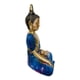 thumbnail image 1 of Estatua buda decorativa en resina azul, 1 of 3