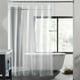 thumbnail image 1 of 1pc Transparent Shower Curtain, Waterproof And Mildew-Proof Fabric Shower Curtain Liner, Bathroom Accessories, 1 of 5