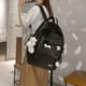 thumbnail image 4 of Upgrade Your School and Travel Game with Our Kawaii Canvas Backpack - Simple Preppy Style with Large Capacity for Women, 4 of 5
