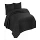 thumbnail image 1 of Cubrecama King Con Detalles De Pompones Color Negro, 1 of 4