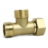 Genérica - Conector Tipo T Macho Hembra Rosca 1/2 He He Hi Derivación - Hembra-Macho-Macho