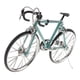 thumbnail image 5 of Escala 1 10 Aleación Diecast Racing Bike Modelo Réplica Bicicleta Juguete Pavo Real Azul, 5 of 5