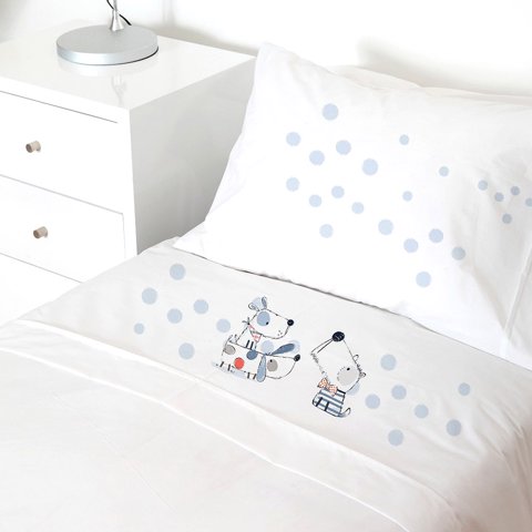 Tuyo Print - Juego De Sábanas Transición Dogs