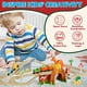 thumbnail image 3 of Set de tren de madera Lehoo Castle Dinosaur con rieles para niños pequeños, 3 of 3