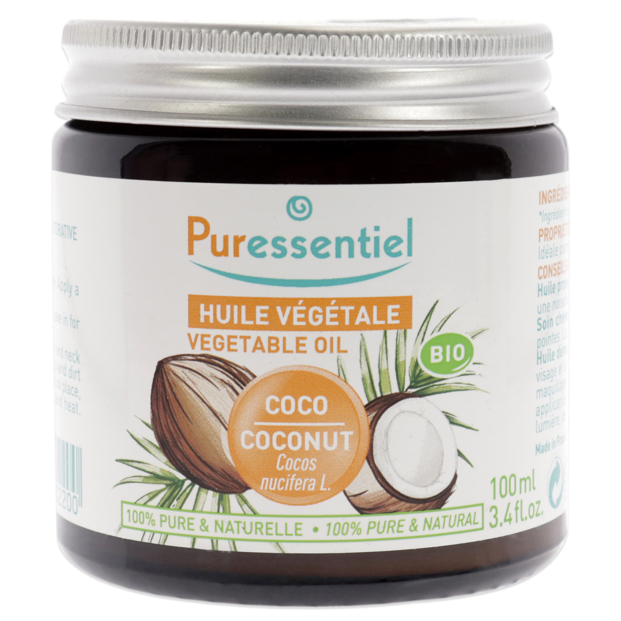 Puressentiel - Aceite Vegetal Orgánico - Coco De Para - Aceite