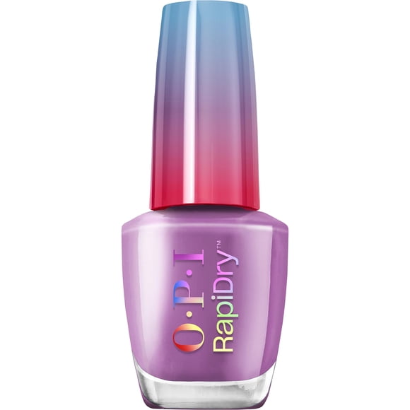 Esmalte de uñas OPI RapiDry Bright Back at It morado oscuro