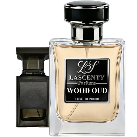 WOOD OUD by LaScenty - Perfume Amaderado Especiado de Larga Duración para Hombre y Mujer - 50 ml