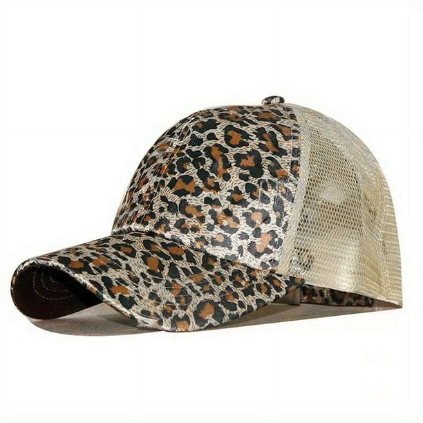 Unisex Washed Baseball Cap: Distressed Ripped Criss Cross Ponytail Hat - Adjustable Casual Style for Men & Women