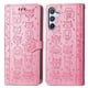 thumbnail image 3 of Funda Cartera FOXDOCK para Samsung Galaxy A14 , Flip PU con Relieve de Gatos y Perros, Tarjetero y Soporte, 3 of 6
