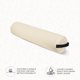 thumbnail image 4 of Crema redonda completa Bolster Pillow ForPro para masajes y yoga, 4 of 7