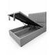 thumbnail image 4 of Cama Baul King Turin Onyx Con Sistema Hidráulico Gris Claro, 4 of 6
