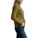 thumbnail image 4 of INSPIRE CHIC Suéter de Punto de Mezcla de Mujer con Cuello Alto Ajuste Regular Talla Grande Verde, 4 of 6