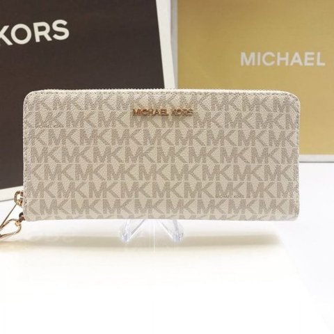 Cartera Michael Kors Continental Grande Jet Set Vainilla Rosa Blush