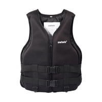 Magideal - Ayudas De Flotabilidad Para Kayak, Impermeables, Agradables Para La Piel, Transpirables, Con Doble Cincha En La Espalda. Negro M