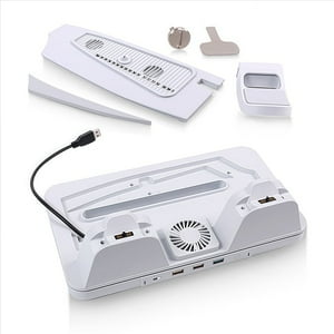 Soporte Vertical Aaronmei Para Consolas Ps5, Ps5 Slim Y Ps5 Pro Blanco