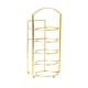 thumbnail image 1 of Estantes Extensibles Para Encimera, Decoración De Habitación, Estante De Almacenamiento De Cocina De Metal De 23x45cm, Dorado, 1 of 5