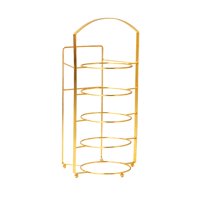 Bothyi - Estantes Extensibles Para Encimera, Decoración De Habitación, Estante De Almacenamiento De Cocina De Metal De 23X45Cm, Dorado