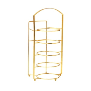 Bothyi - Estantes Extensibles Para Encimera, Decoración De Habitación, Estante De Almacenamiento De Cocina De Metal De 23X45Cm, Dorado