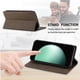 thumbnail image 5 of Funda tipo cartera con bloqueo RFID para Google Pixel 10A Con tapa abatible, portatarjetas, cierre magnético, TPU y soporte Marrón, 5 of 6