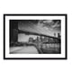 thumbnail image 1 of Cuadro Puente Blanco Y Negro con Marco Negro 50x40 CM, 1 of 1