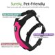 thumbnail image 3 of Cinturón de seguridad para perros VavoPaw, arnés de seguridad para coche, nailon, magenta, XL, 3 of 5