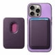 thumbnail image 2 of Funda de Cuero Magnética con Tarjetero para iPhone 16 Pro Cubierta Delgada Morado, 2 of 5
