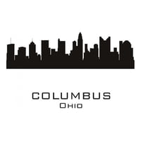 Rienda Libre Graphics - Decomural Columbus Ohio Usa City Skyline Ws-15418