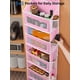 thumbnail image 5 of Organizador para colocar sobre la puerta JARLINK, 5 estantes, para colgar, rosa, 5 of 9