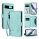 thumbnail image 1 of Funda Cartera Mariposa para [Google Pixel 8A] con Soporte y Cremallera Verde menta, 1 of 6