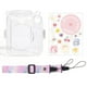thumbnail image 1 of Clear Camera Case Kit Protection Para Mini 12 Instant Film Camera Accesorios Rosa, 1 of 1