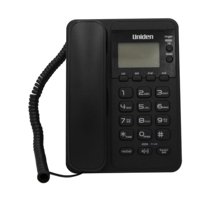Uniden - Telefono Sobremesa Manos Libres Botones Grandes Negro