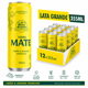 thumbnail image 1 of Pack x 12 uni Bebida Energizante Natural Yerba Mate Limón & Jengibre El Buen Pastor 355ml, 1 of 3