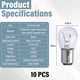 thumbnail image 2 of Bulbo 1157 P21 BAY15D 5W Sixzoo Pack de 10 para Luz de Freno y Señal, 2 of 3