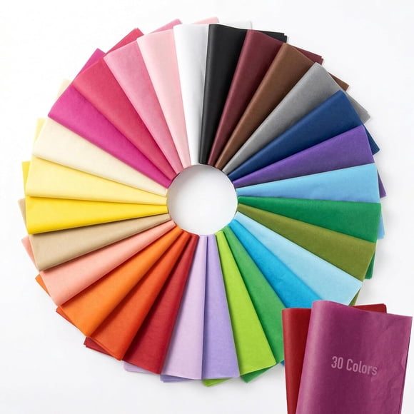 Papel Seda Yokodaza 150 Hojas 30 Colores 14 x 20 in