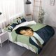 thumbnail image 1 of 3pcs Hong Four Kings Leon Duvet Cover Set - Bedding Set Duvet Cover + Pillowcase, 1 of 1