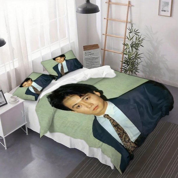 3pcs Hong Four Kings Leon Duvet Cover Set - Bedding Set Duvet Cover + Pillowcase