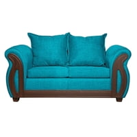 Ruzam Mobel - Sofá 2 Cuerpos Isidora Turquesa
