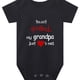 thumbnail image 1 of Baby Boys And Girls Casual Cute Onesie With "I'm Not Spoiled My Grandpa Just Love Me" For Summer Pregnancy Gift, 1 of 5