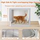 thumbnail image 2 of Caja de Arena para Gato Cerrada de Acero Inoxidable GOYJOY Grande con Tapa, 2 of 6