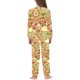 thumbnail image 3 of Conjunto de pijama estampado con fondo de pizza para niños y niñas, 3 of 3