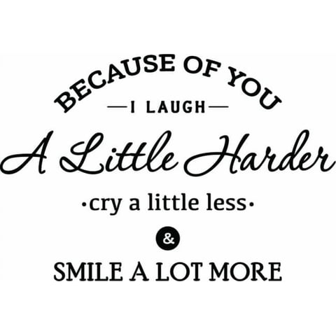 Rienda Libre Graphics - Decomural Because Of You Love Ws-46220