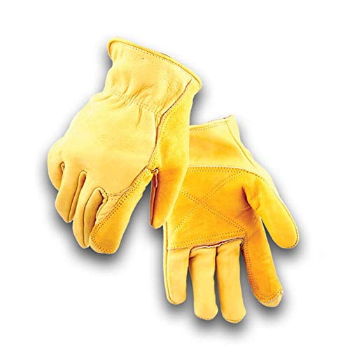 Guantes de trabajo Golden Stag Iron Fencer 207M de piel de vacuno