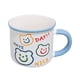 thumbnail image 2 of Taza De Café De Cerámica Con Asa, Taza De Agua De 350ml Para Jugo, Leche Con Leche, Bebida, Azul, 2 of 3