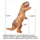 thumbnail image 2 of Disfraz inflable RHYTHMARTS de dinosaurio T-rex para adulto para Halloween, 2 of 7