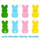 thumbnail image 4 of Decoración Pascua 4 uds madera adornos mesa primavera oficina hogar fiesta suministros 1 set, 4 of 8