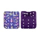 thumbnail image 1 of Pack de 2 pañales reutilizables color morado, talla XL, 1 of 3