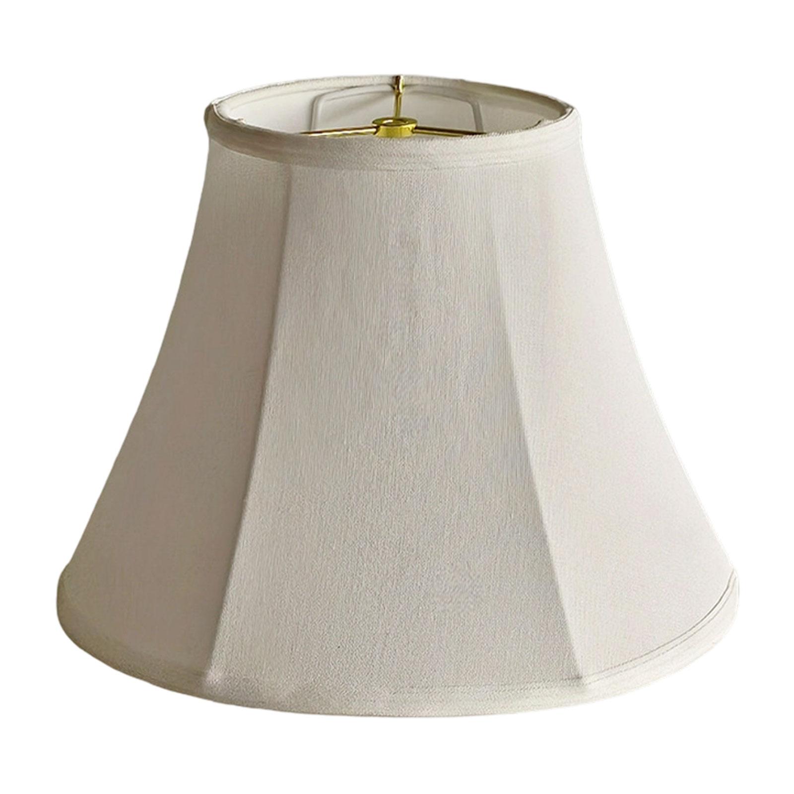 Magideal - Pantalla De Lámpara De Mesa Pantalla Decorativa De Tela Lámpara Colgante Cubierta De Lámpara Cubierta De Lámpara De Araña Atmósfera Acogedora Fácil De Blanco