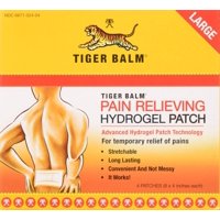 Parche Analgésico Tiger Balm, Grande, 4 Unidades, 3 Unidades